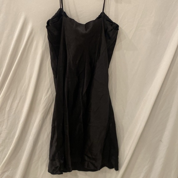 Victoria Secret Vintage Black Long midi silk slip dress Nightgown - Picture 7 of 8